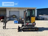 2021 Volvo ECR25D mini excavator, side view