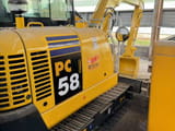 2023 Komatsu PC58 mini excavator, side view