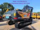 2023 Hyundai 220LC-9S crawler excavator, rear three-quarter view
