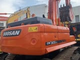 2017 Doosan DX300LC crawler excavator rear view