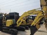 2022 Yanmar VIO55 mini excavator, side view