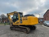 2017 Komatsu PC210LC-11 crawler excavator, rear three-quarter view