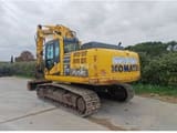 2017 Komatsu HB215LC-2 crawler excavator, rear three-quarter view