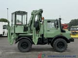 1996 Unimog AT16 wheel excavator, side view