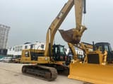 2020 Caterpillar 330GC crawler excavator, side view