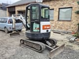 2015 Bobcat E25EM mini excavator, front three-quarter view