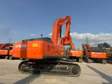 2022 Hitachi ZX350 crawler excavator, rear three-quarter view