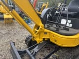 2023 Komatsu PC30MR-3 mini excavator, rear-side view