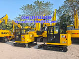 2025 Caterpillar 305.5 mini excavator, side view