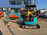 2017 Komatsu PC16R-3HS mini excavator, side view