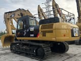 2022 Caterpillar 336D crawler excavator, rear three-quarter view