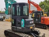 2024 Kobelco SK55SR-5 mini excavator rear three-quarter view
