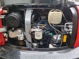 2021 Kubota KX165 mini excavator engine compartment view
