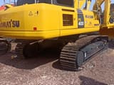 2016 Komatsu PC400 crawler excavator rear three-quarter view