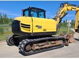 2017 Yanmar SV120 crawler excavator, rear three-quarter view