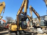 2016 Caterpillar 312C crawler excavator, rear three-quarter view