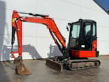 2020 Kubota KX037-4 mini excavator, side view