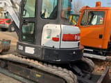 2016 Bobcat E50 crawler excavator, rear three-quarter view
