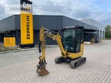 2021 Caterpillar 301.8-05A mini excavator, front three-quarter view