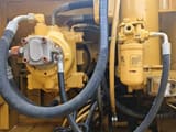 2018 Caterpillar 325BL crawler excavator hydraulic pump and filter detail