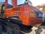 Doosan DX340LC-9C crawler excavator, rear three-quarter view