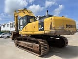 2016 Komatsu PC400-8 crawler excavator, rear three-quarter view