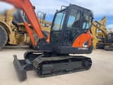 2021 Doosan DX60-9C crawler excavator, side view