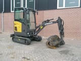 2019 Volvo ECR18E mini excavator, side view