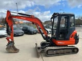 2015 Kubota KX101-3 ALPHA 3 mini excavator, side view