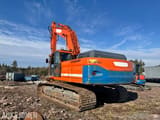 2007 Doosan DX340LC crawler excavator rear three-quarter view