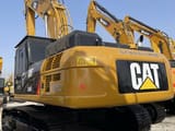 2023 Caterpillar 336D2L crawler excavator rear three-quarter view