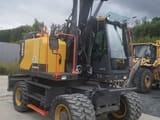 2022 Volvo EWR170E wheel excavator, front three-quarter view