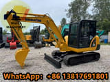 2023 Komatsu PC56-7 mini excavator, side view