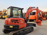 2023 Kubota KX165 mini excavator, rear three-quarter view