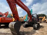 2020 Hitachi ZX200 crawler excavator, front three-quarter view