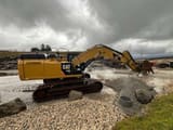 2014 Caterpillar 349E crawler excavator side view