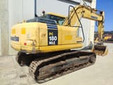 2006 Komatsu PC180NLC-7K crawler excavator, rear three-quarter view