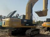 2022 Caterpillar 336D crawler excavator, rear three-quarter view