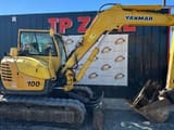 2011 Yanmar SV100 crawler excavator, side view
