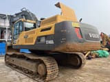 2012 Volvo EC480DL crawler excavator, rear three-quarter view