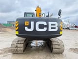 2010 JCB JS220LC crawler excavator, rear view