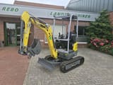 2022 Wacker Neuson EZ17E mini excavator, side view