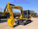 2024 Komatsu PC70 crawler excavator, front three-quarter view