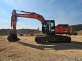 2008 Hitachi Zaxis 280 LCN crawler excavator side view