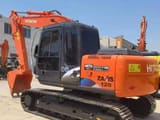 2020 Hitachi Zaxis 120 crawler excavator, rear three-quarter view