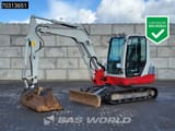 2018 Takeuchi TB250 mini excavator side view