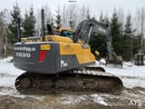 2013 Volvo EC180DL crawler excavator, rear three-quarter view