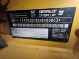2019 Caterpillar 301.8-05 crawler excavator identification plate
