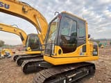Komatsu PC110 crawler excavator, side view