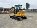 2023 Caterpillar 305 crawler excavator, rear three-quarter view